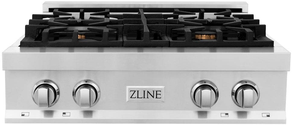 Zline RTBRGR30 Stainless Steel, Brass Burners