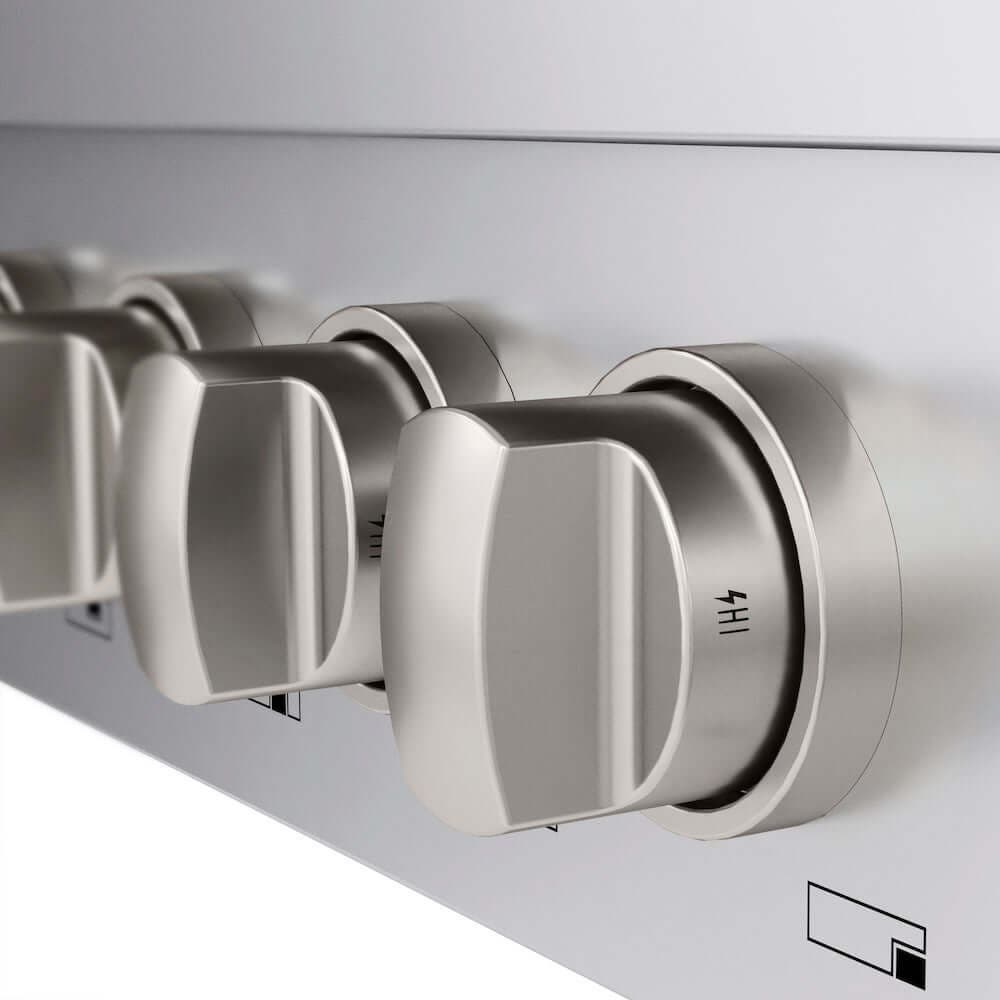 Zline SRTBR48 Stainless Steel With Brass Burners