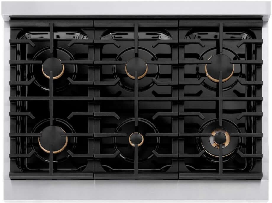 Zline SRTBR36 Stainless Steel With Brass Burners