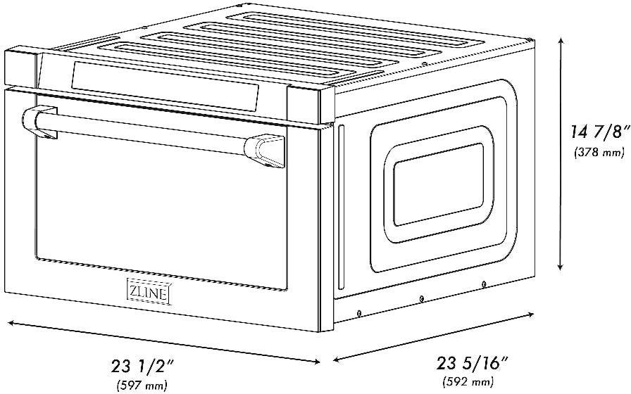 Zline MWD1H Stainless Steel