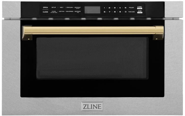 Zline MWDZ1SSHG Stainless Steel And Gold Accents Gold