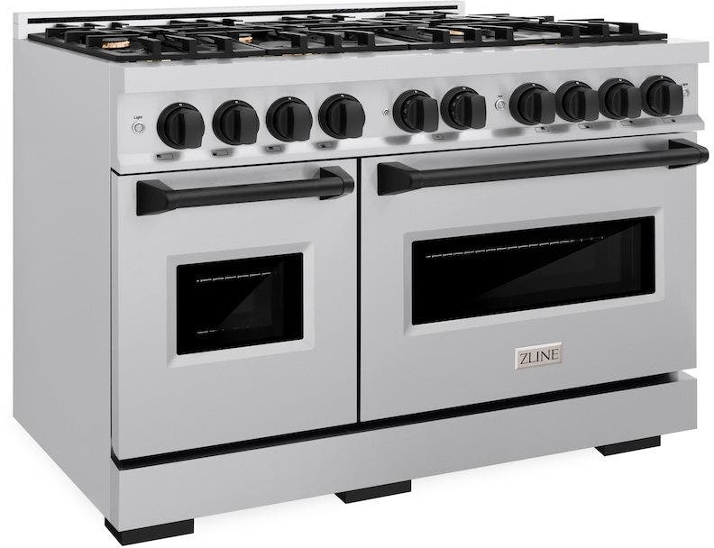Zline CDRZ48MB Stainless Steel With Matte Black Accents