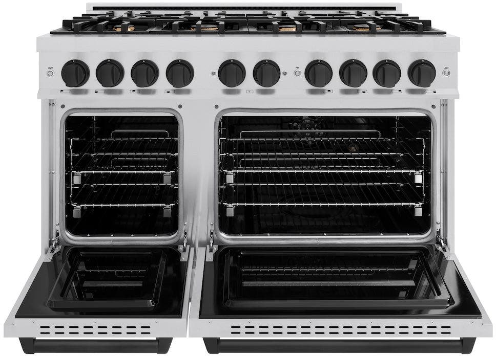 Zline CDRZ48MB Stainless Steel With Matte Black Accents