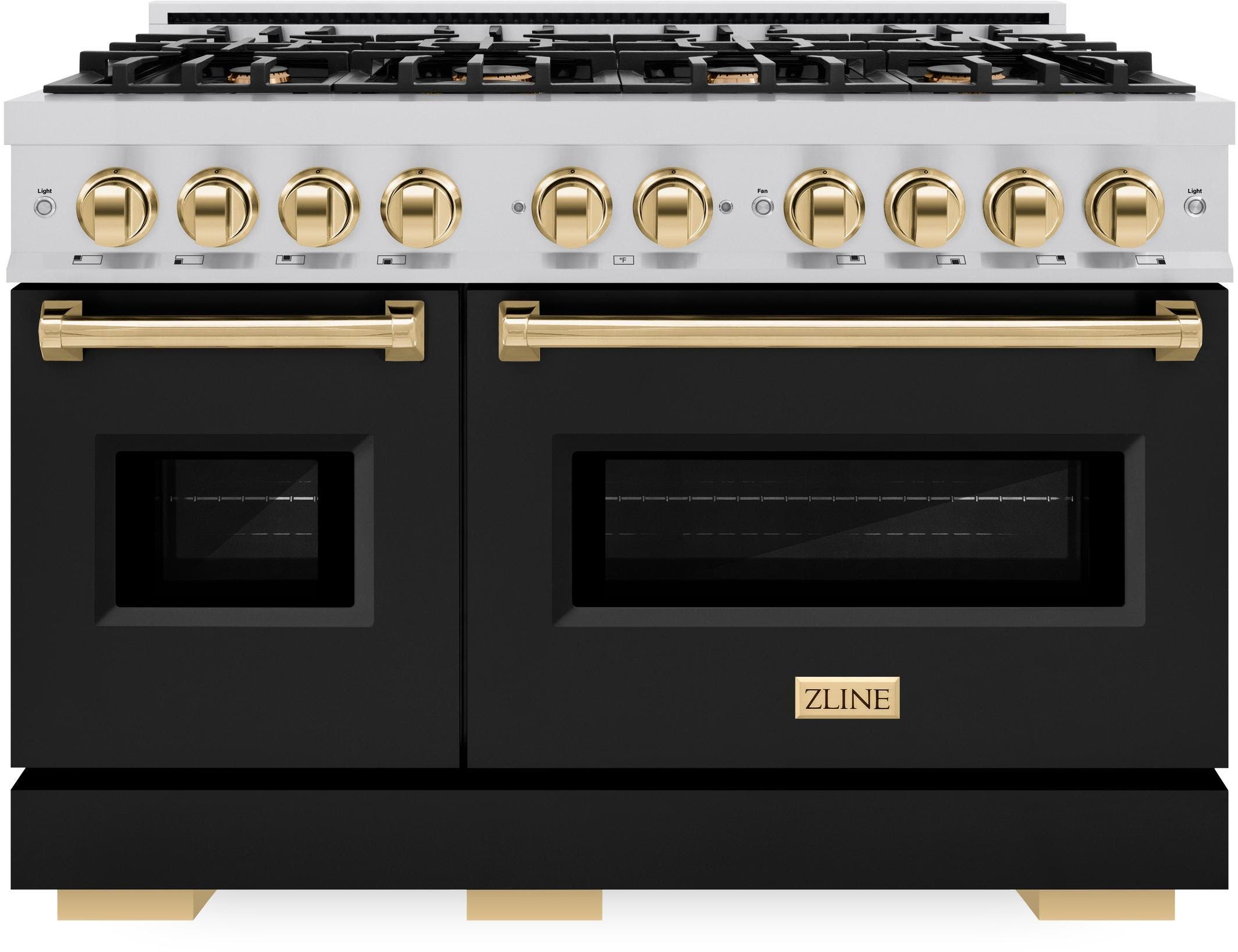 Zline CDRZBLM48G Stainless Steel With Black Matte Door And Polished...