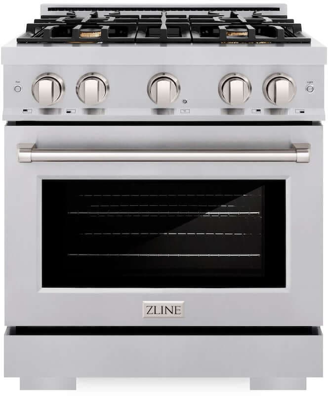 Zline HGRBR30 Stainless Steel With 4 Brass Burners