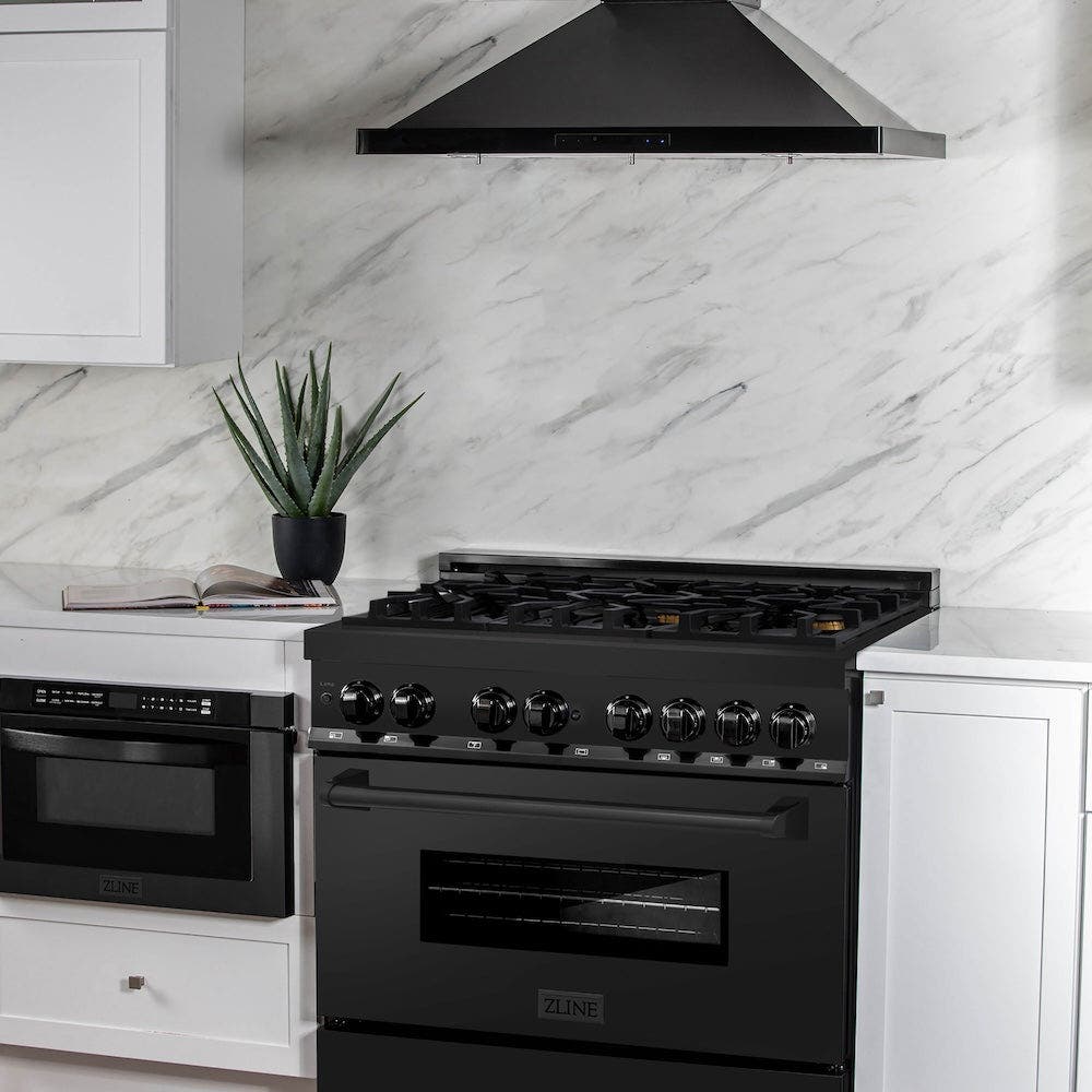 Zline RABBR36 Black Stainless Steel