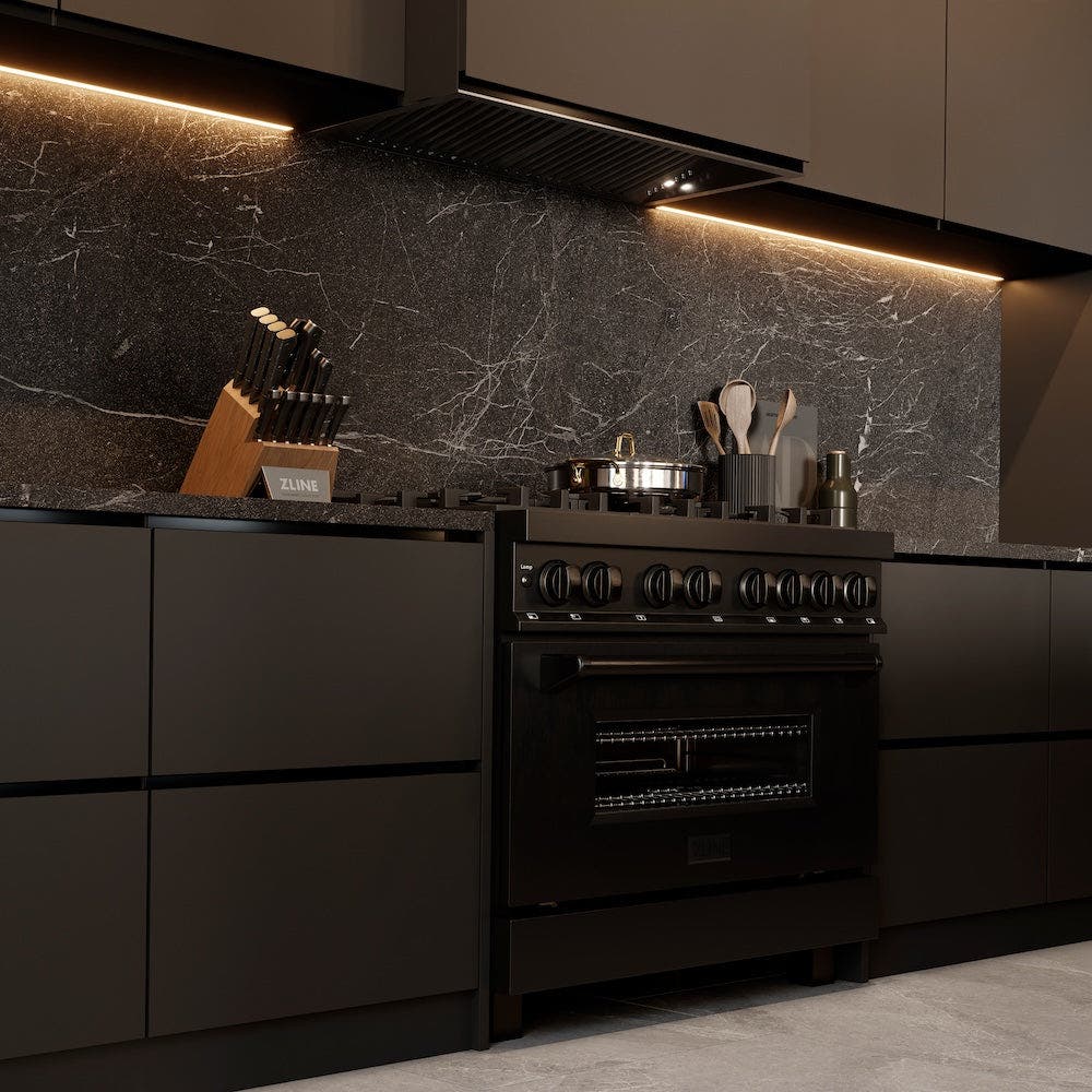 Zline RABBR36 Black Stainless Steel