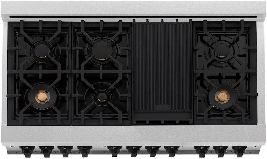Zline RASZWM48MB Durasnow Stainless Steel with White Matte Door and...