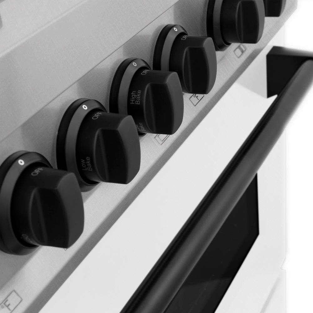 Zline RASZWM48MB Durasnow Stainless Steel with White Matte Door and...
