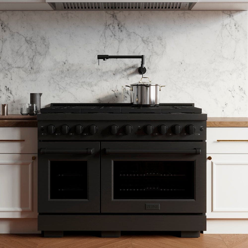 Zline SDRB48 Black Stainless Steel