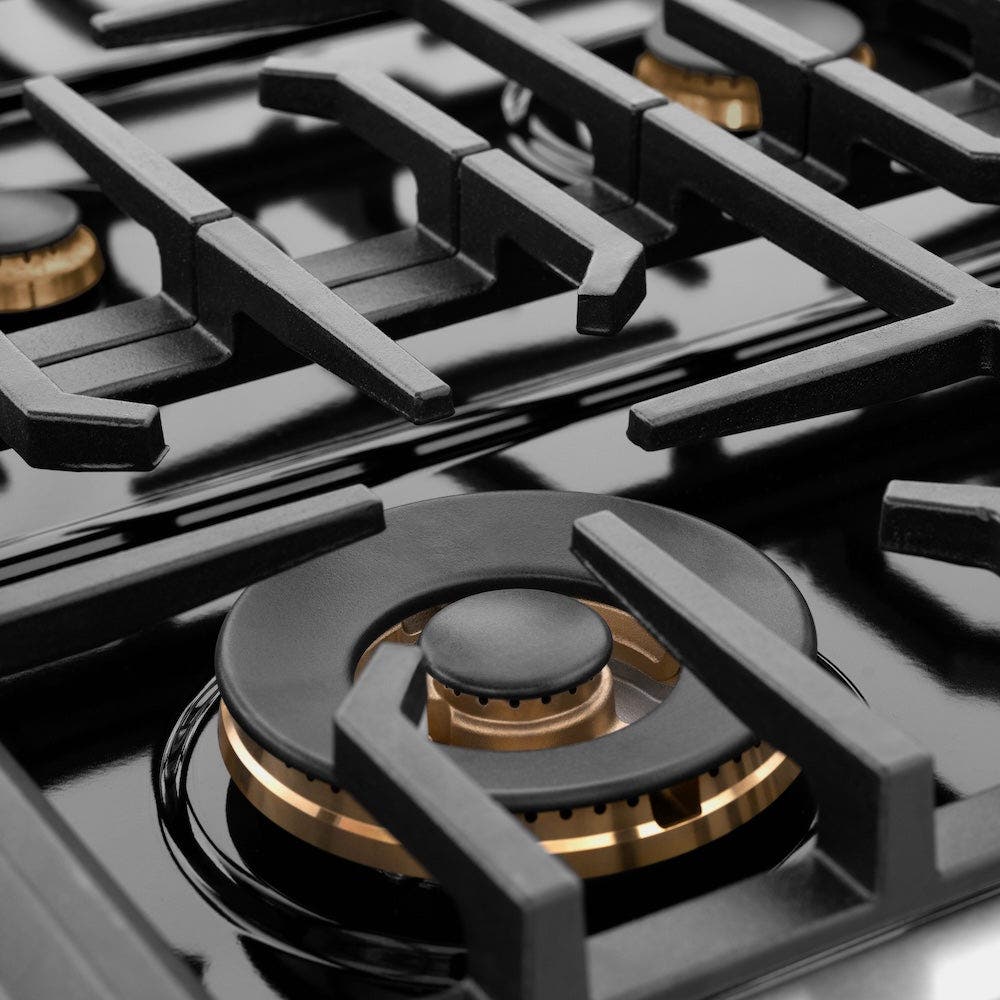Zline SDRSZBLM48CB DuraSnow Stainless Steel With Black Matte Door And...