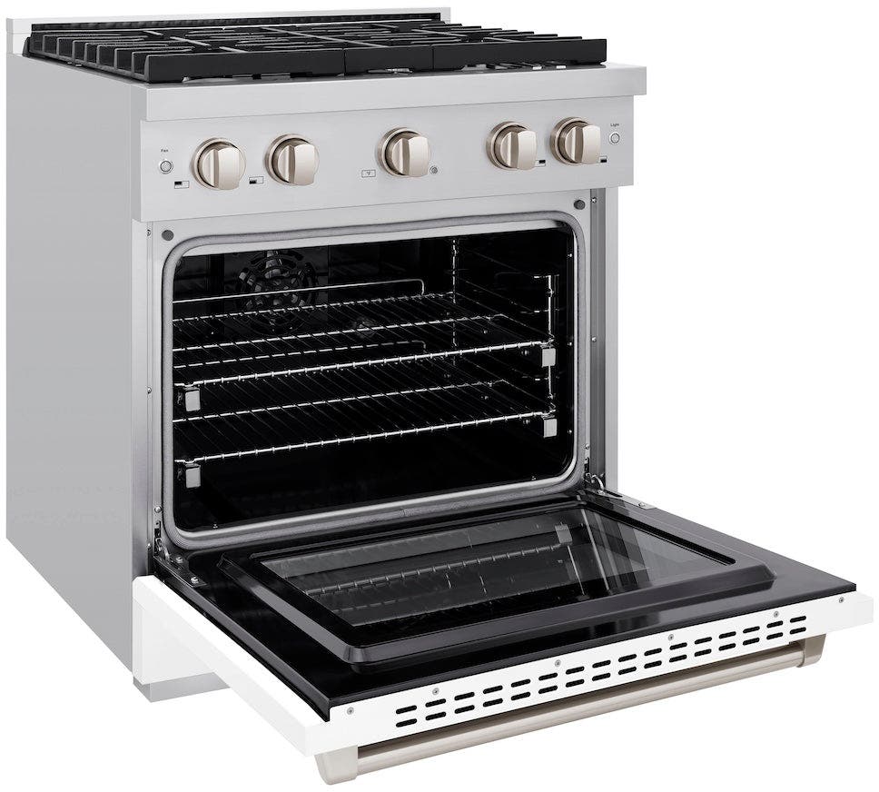 Zline SDRWM30 Stainless Steel With White Matte Door
