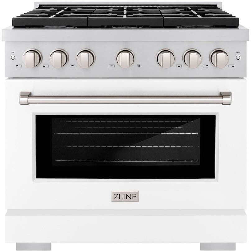 Zline SDRWM36 Stainless Steel With White Matte Door