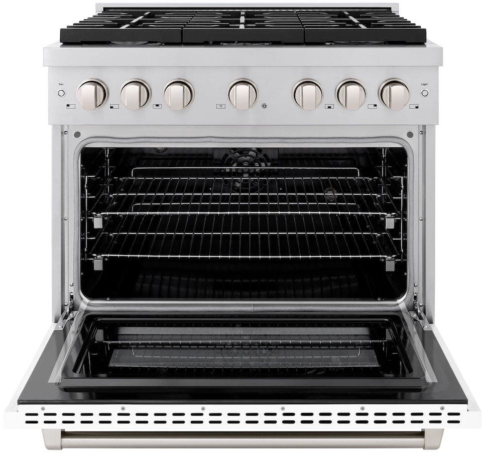 Zline SDRWM36 Stainless Steel With White Matte Door
