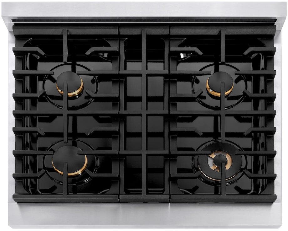 Zline SDRZWM30CB Stainless Steel With White Matte Door And Champagn...