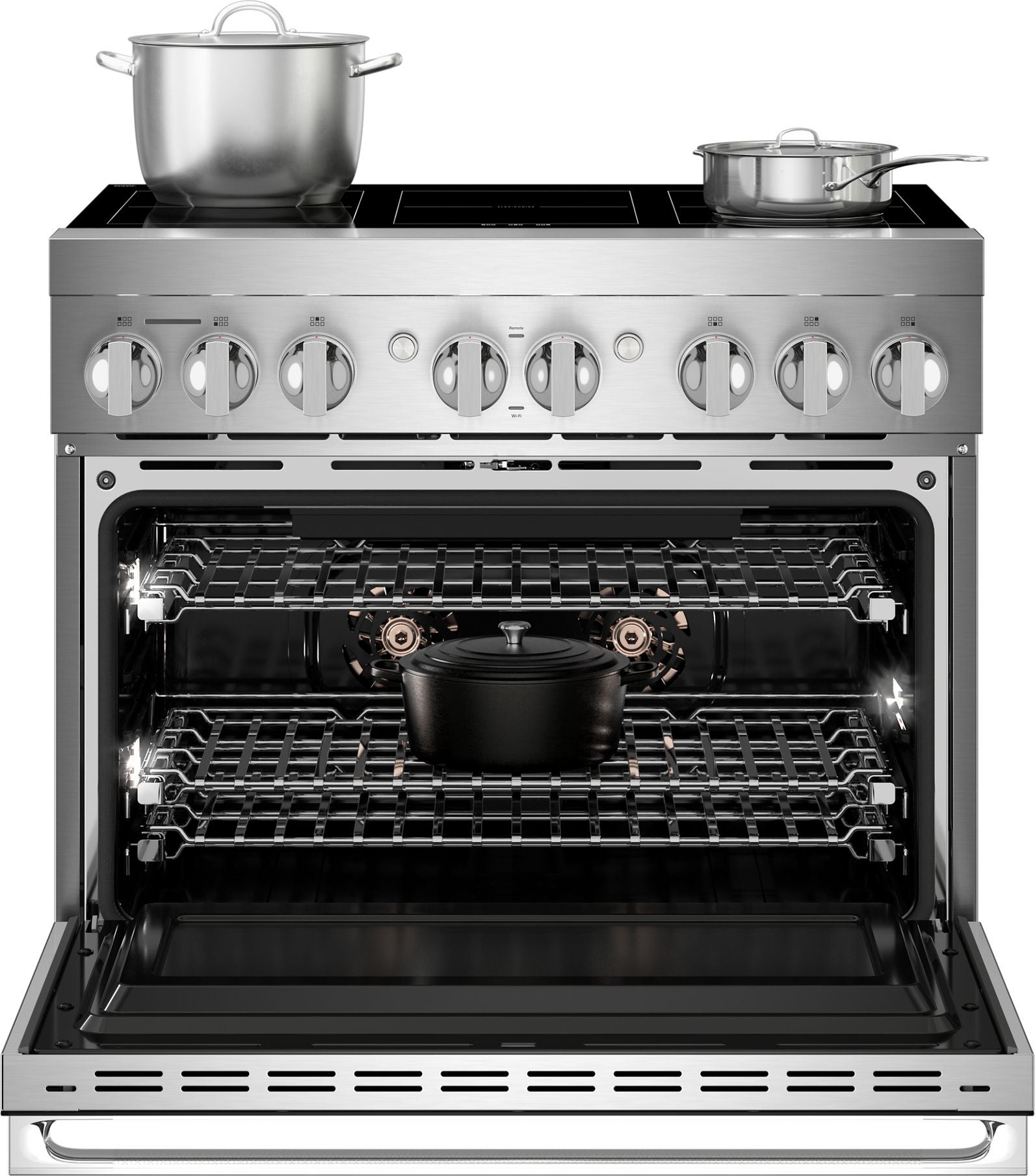 Jenn Air JPIFC736RM 36 Inch Freestanding Induction Smart Range