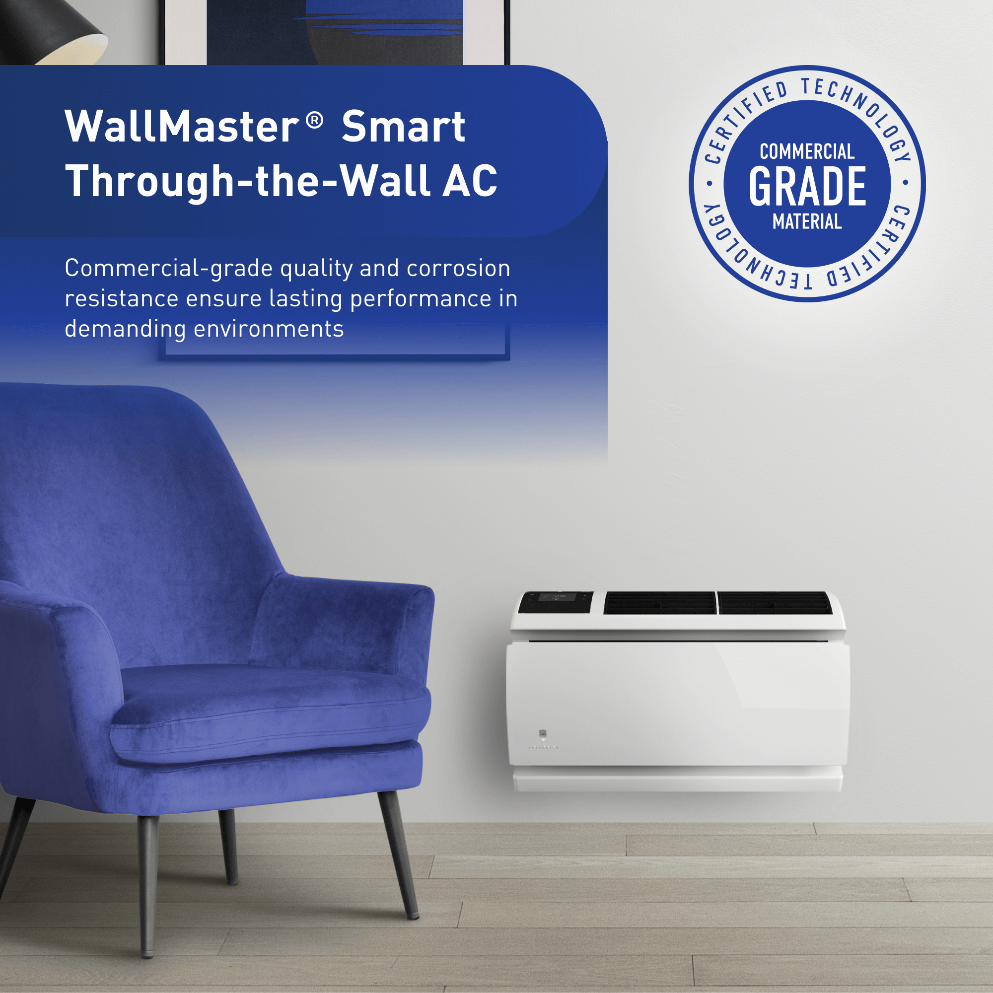 Friedrich WHT12A33A White, Heat Pump with Electric Heat Backup
