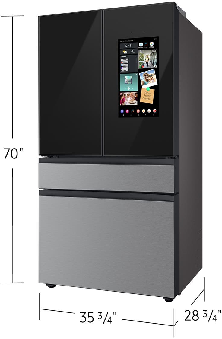 Samsung RF29BB8900QK Charcoal Glass, Stainless Steel