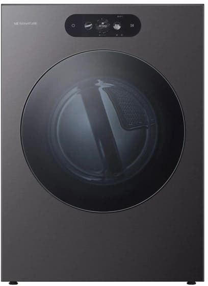 9.0 cu. ft. Mega Capacity Smart Front Load Electric Dryer with Built-In Intelligence, TurboSteam® and Touch LCD Control