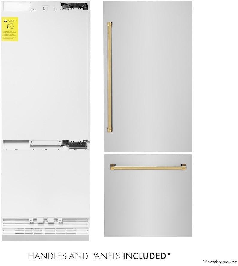 Zline RBIVZ30430G Stainless Steel With Gold Accents