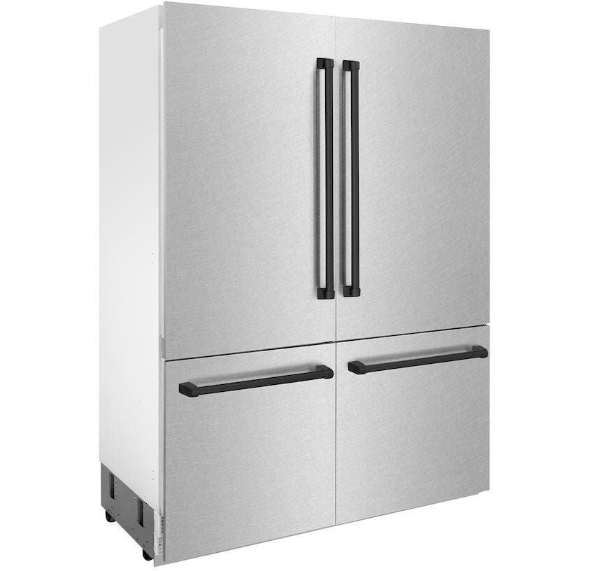 Zline RBIVZSN60MB Durasnow Stainless Steel With Matte Black Accents