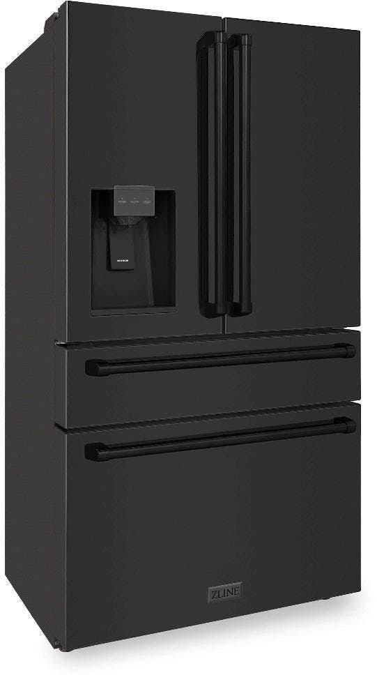 Zline RFMWWF36BS Fingerprint Resistant Black Stainless Steel