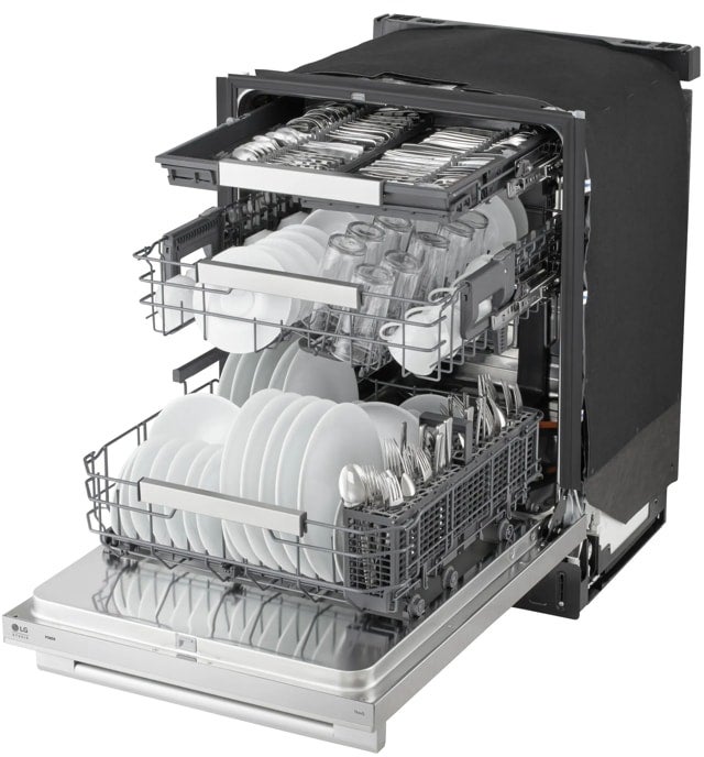 LG Studio SDNTHS72S 24 Inch Built-In Dishwasher | Plesser's