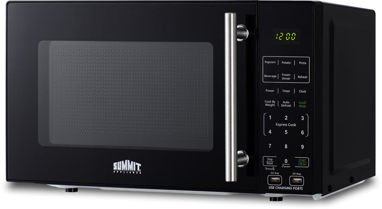 Summit SM903BSA1 Compact Microwave with USB Ports and Allocator
