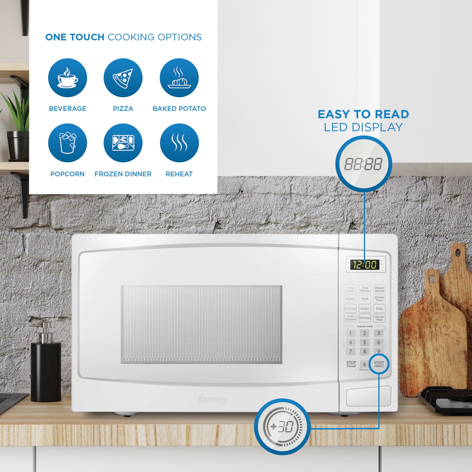 Danby DBMW1120BWW White