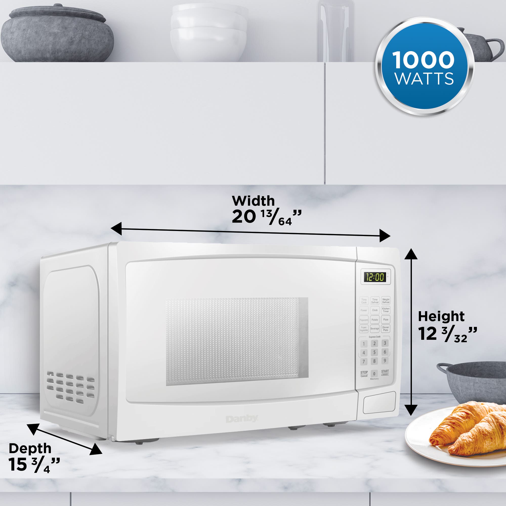 Danby DBMW1120BWW White