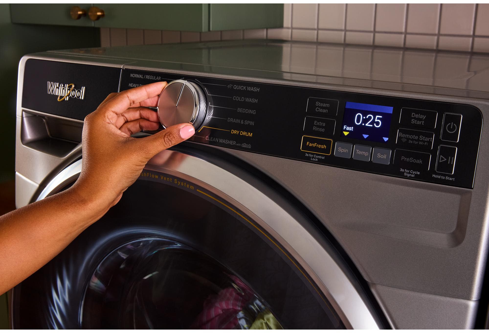 Whirlpool WFW6720RR Radiant Silver