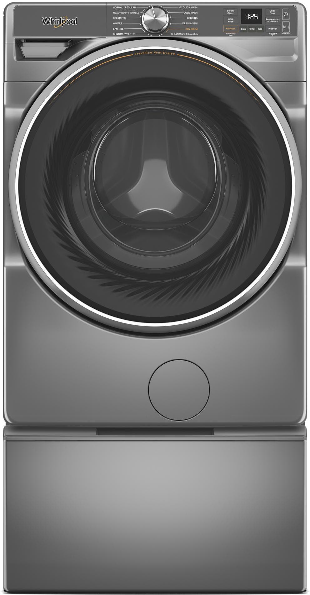 Whirlpool WFW6720RR Radiant Silver