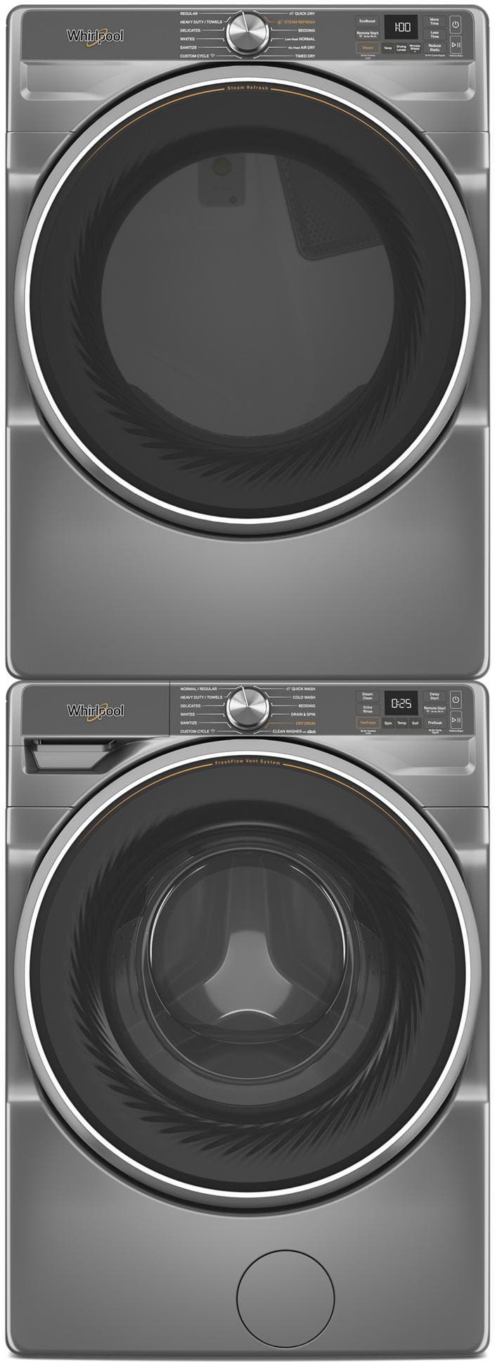 Whirlpool WFW6720RR Radiant Silver