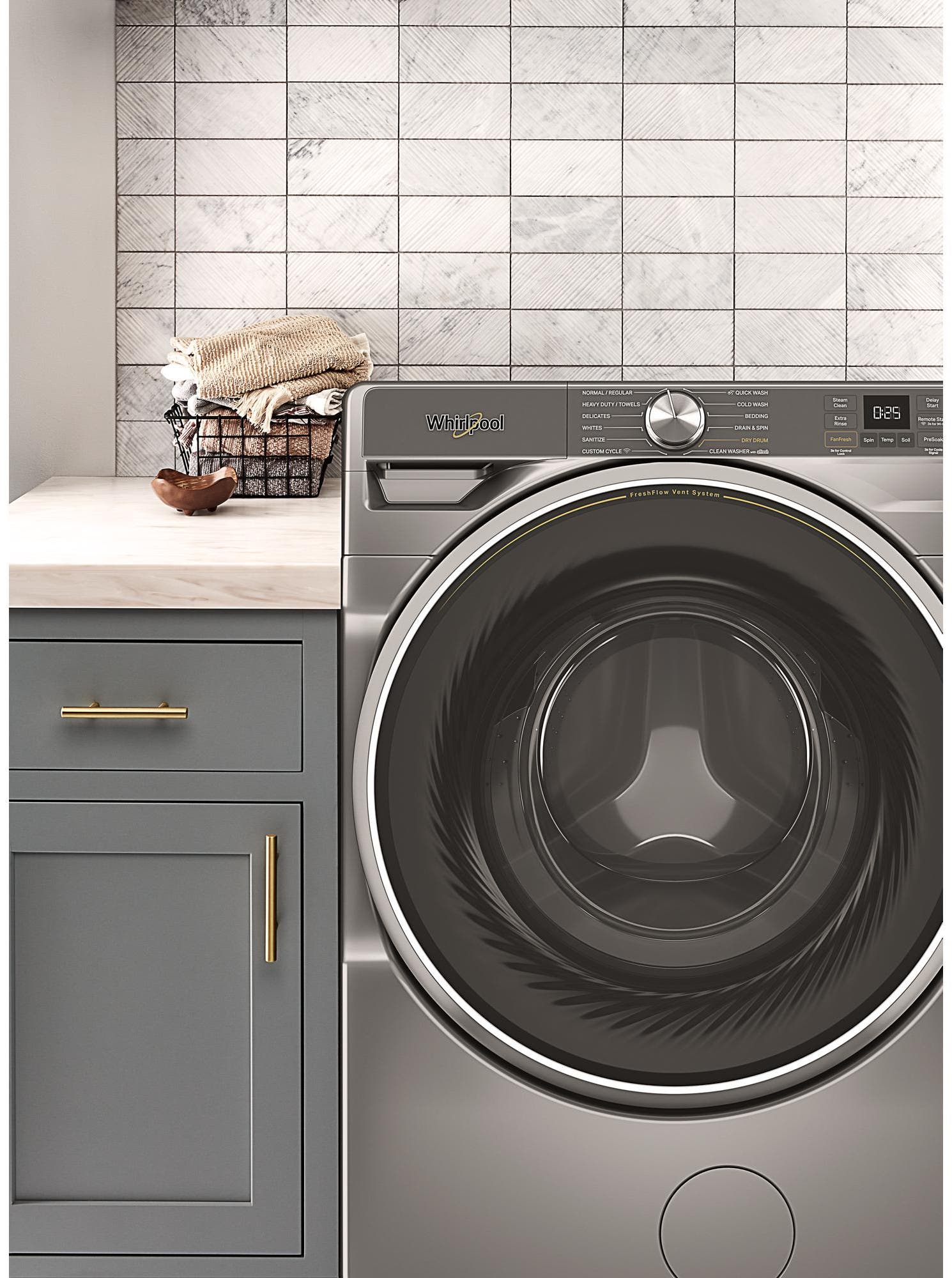 Whirlpool WFW6720RR Radiant Silver