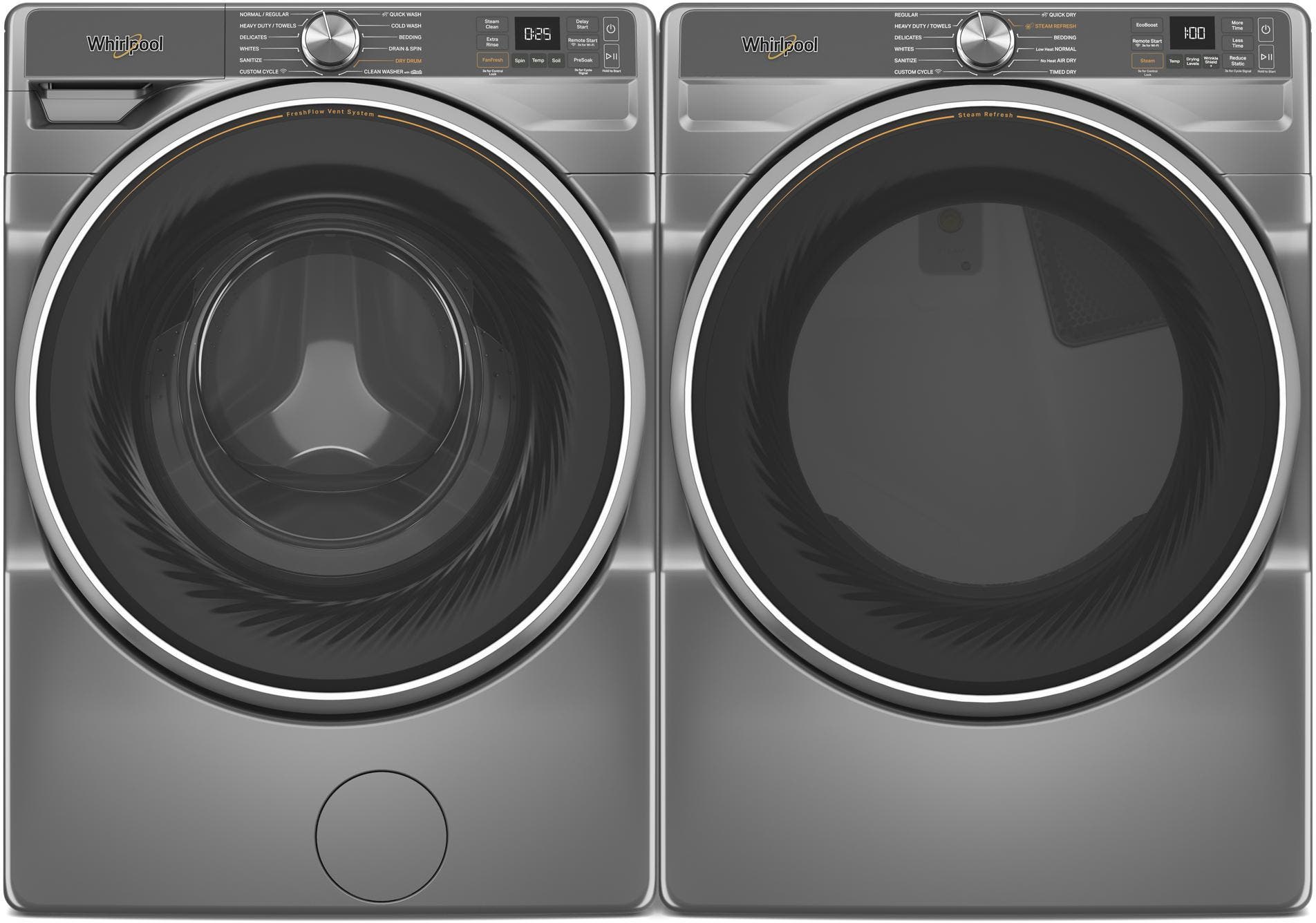Whirlpool WFW6720RR Radiant Silver
