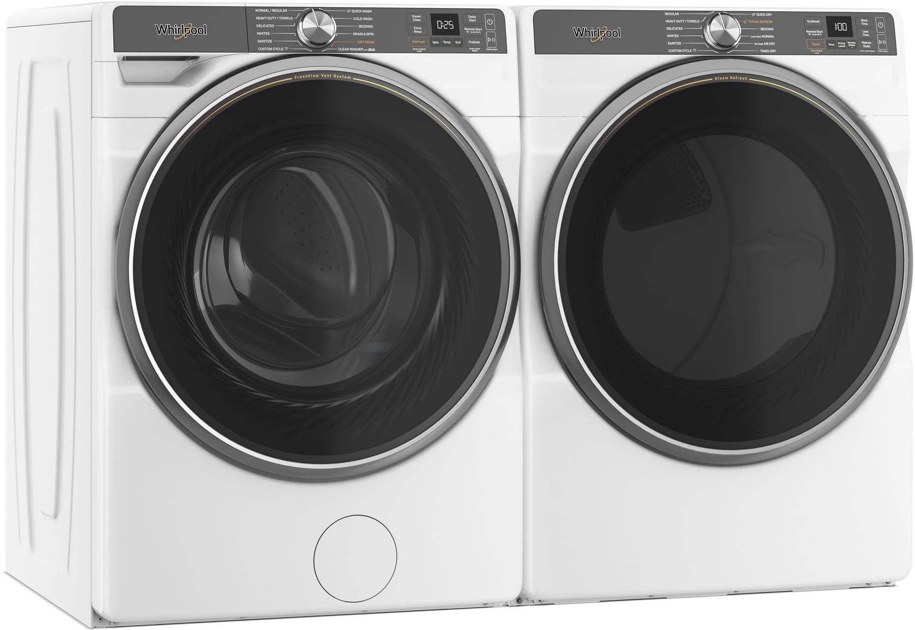 Whirlpool WFW6720RW 5.0 cu ft Smart Front Load Washer White