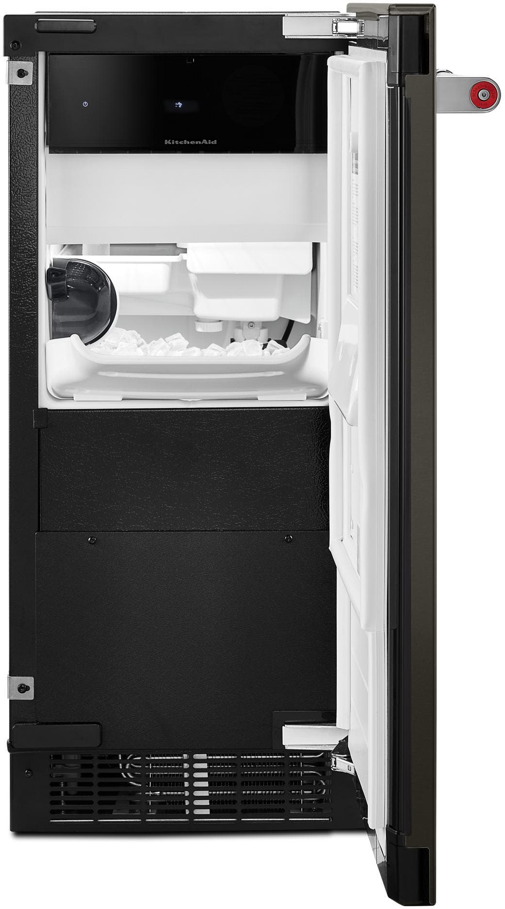 KitchenAid KUIX535HBS Black Stainless Steel, Print Shield