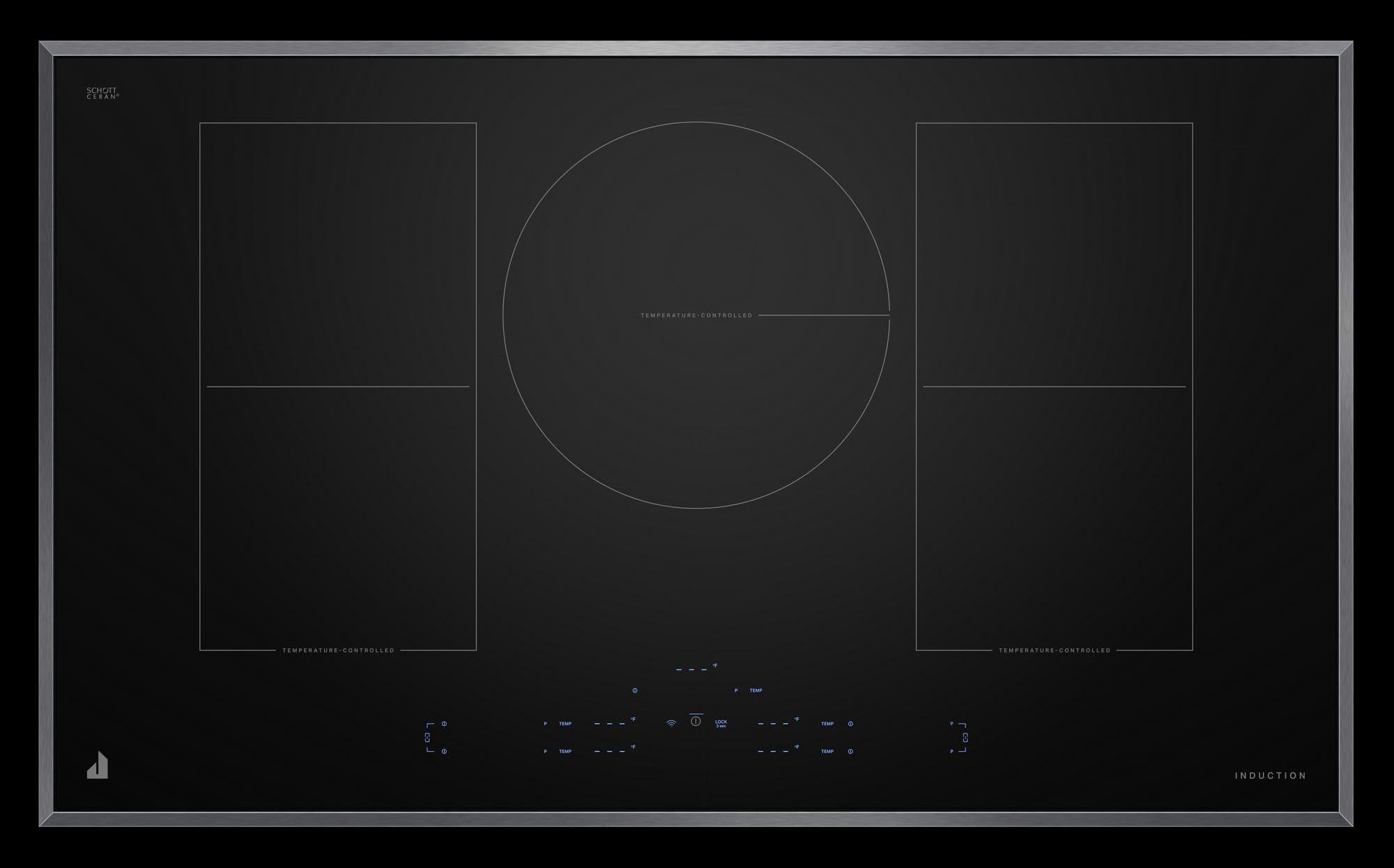 Jenn Air JICT736SS Black With Stainless Steel Trim