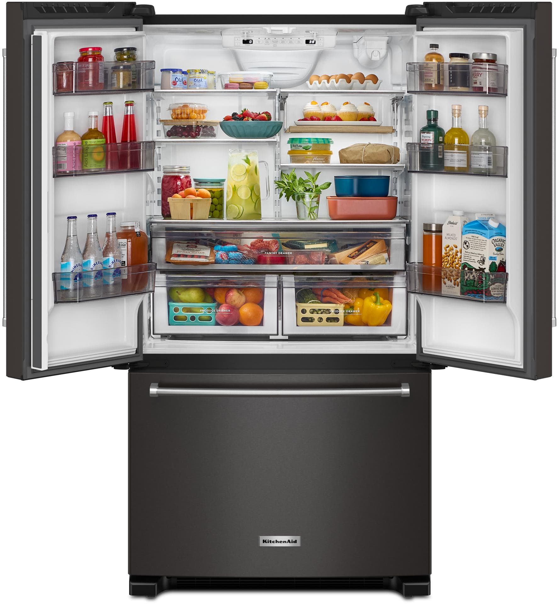 KitchenAid KRFC136RBS Black Stainless Steel with PrintShield Finish