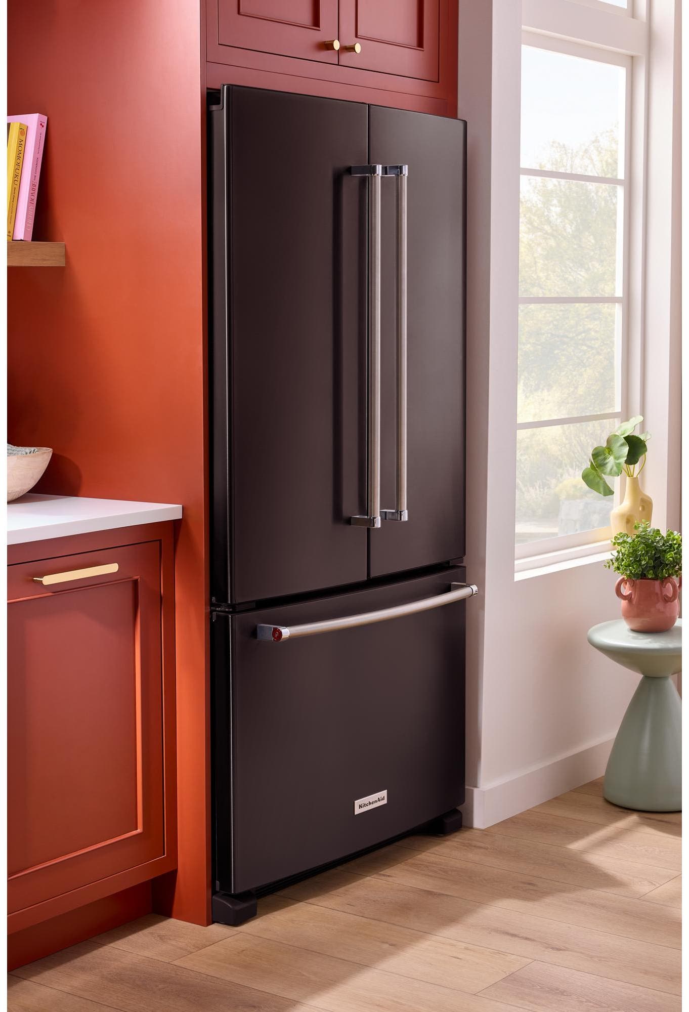 KitchenAid KRFC136RBS Black Stainless Steel with PrintShield Finish
