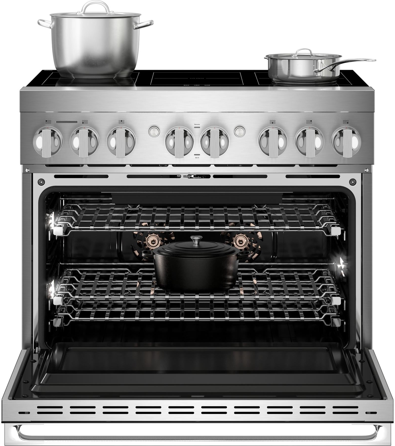Jenn Air JPIFC736RM 36 Inch Freestanding Induction Smart Range