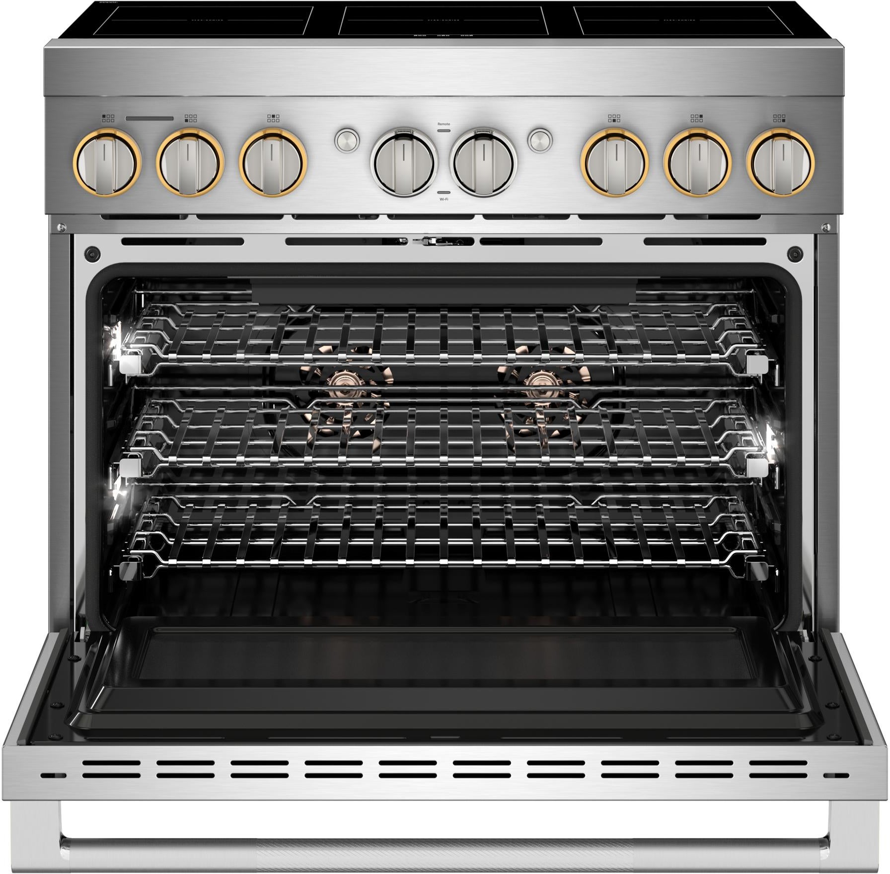 Jenn Air JPIFC736RL 36 Inch Freestanding Induction Smart Range