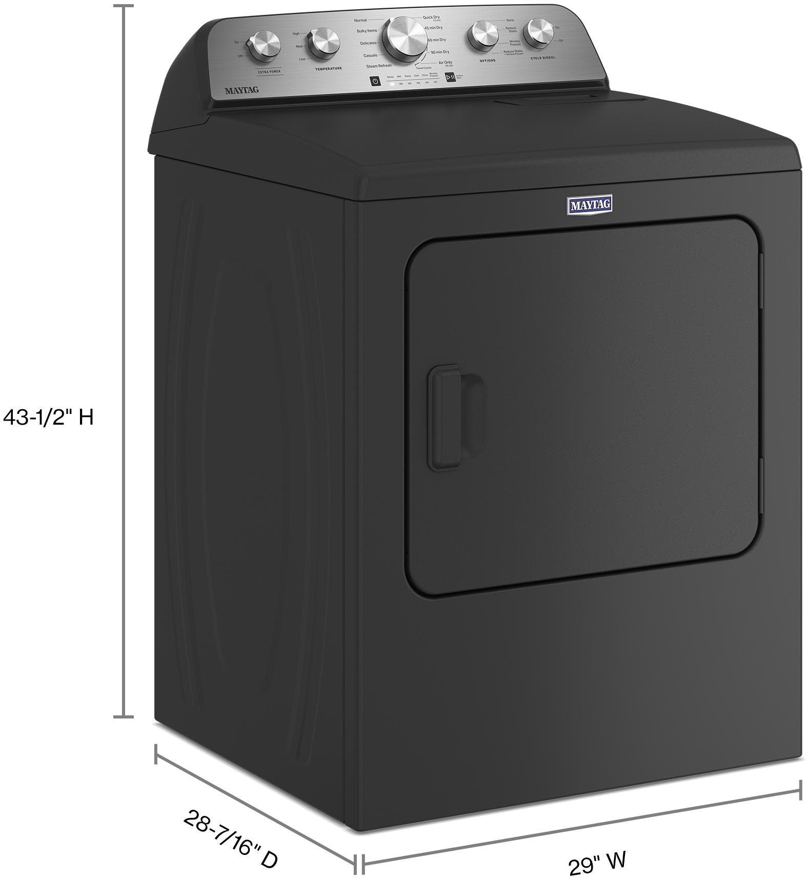 Maytag MGD5430PBK Volcano Black