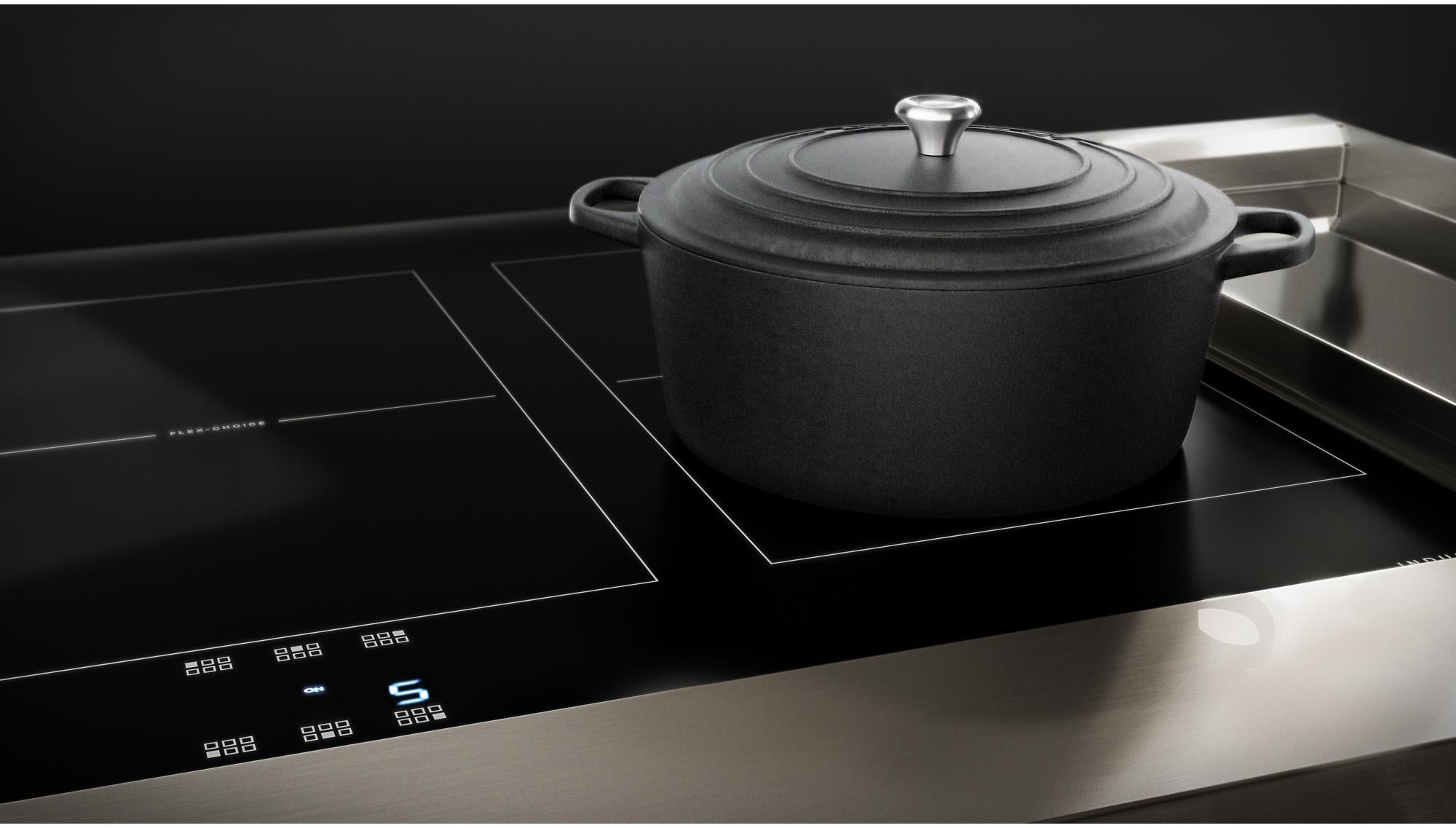 Jenn Air JPIFC736RL 36 Inch Freestanding Induction Smart Range