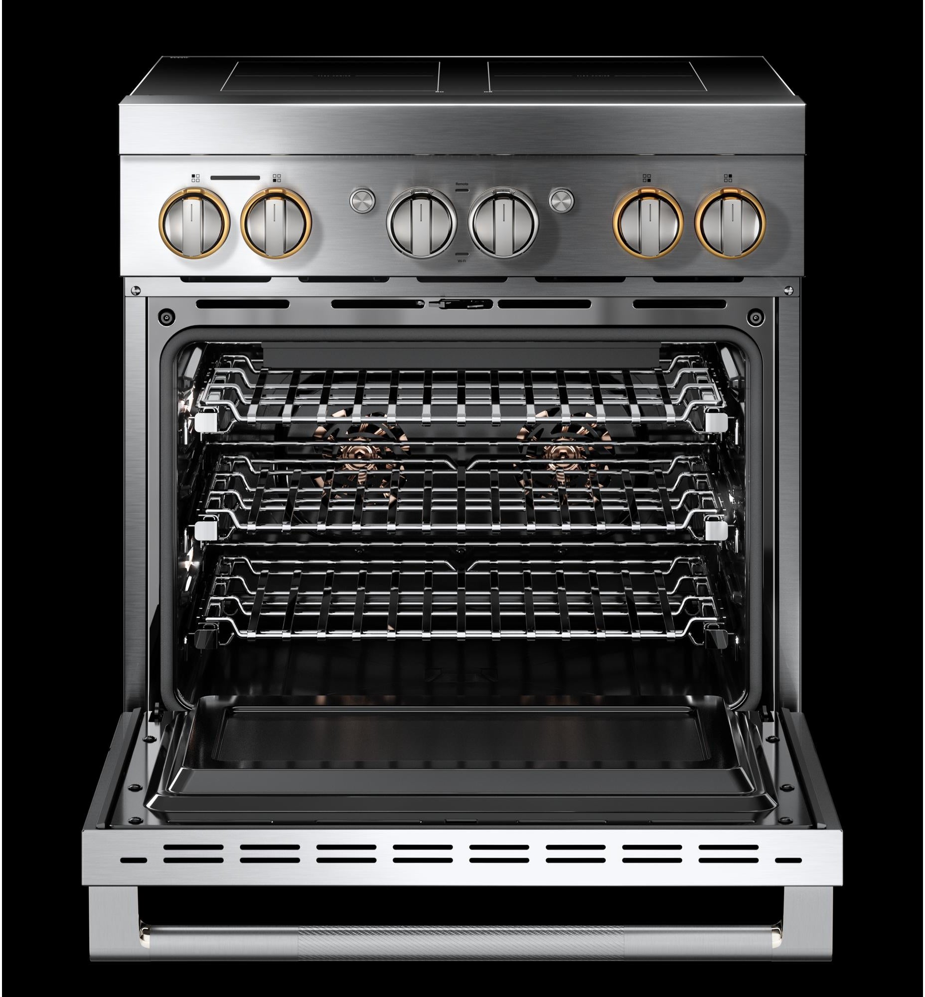 Jenn Air JPIFC730RL 30 Inch Commercial Induction Range: Stainless
