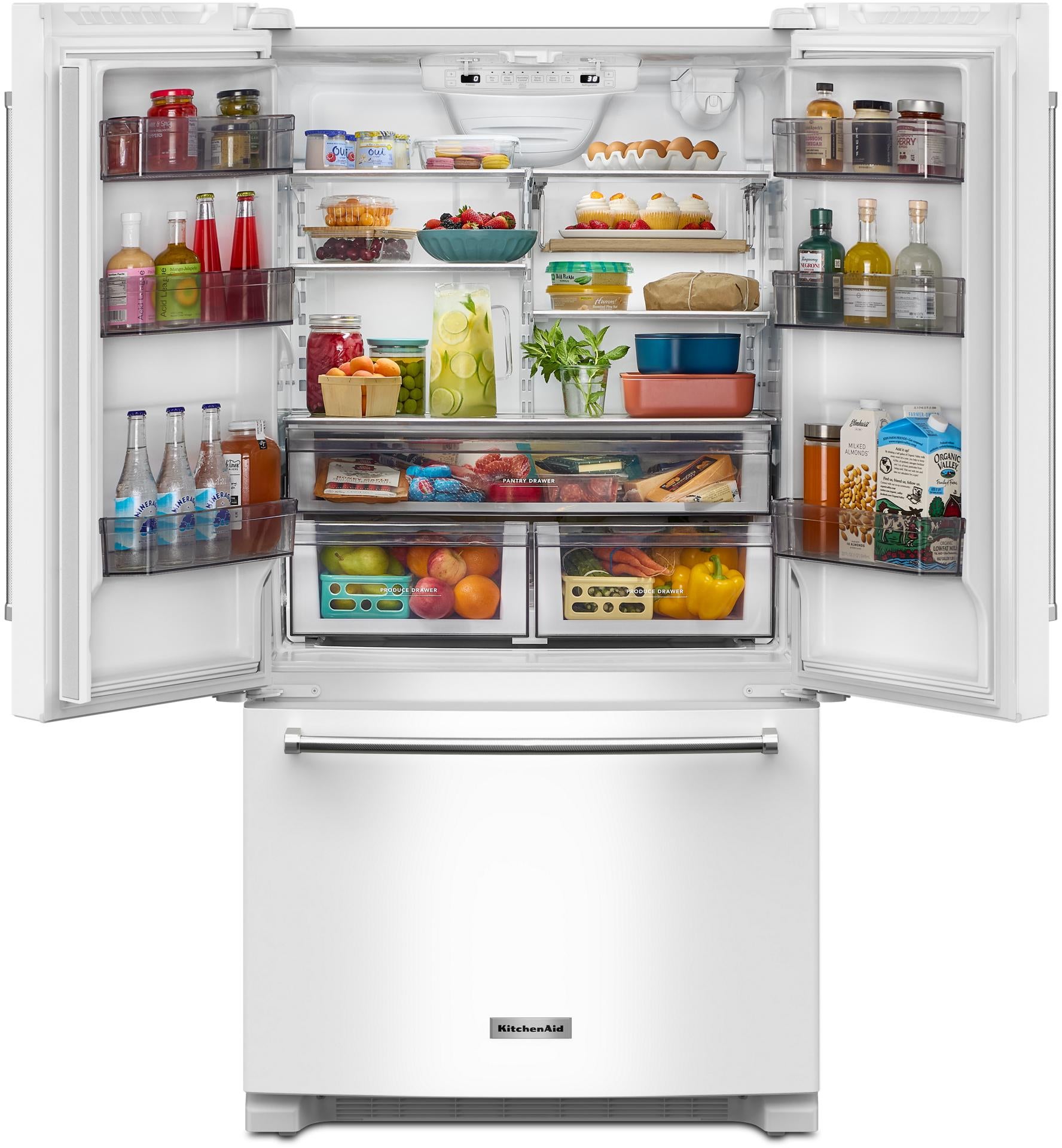 KitchenAid KRFC136RWH 36 Inch Freestanding Counter-Depth French