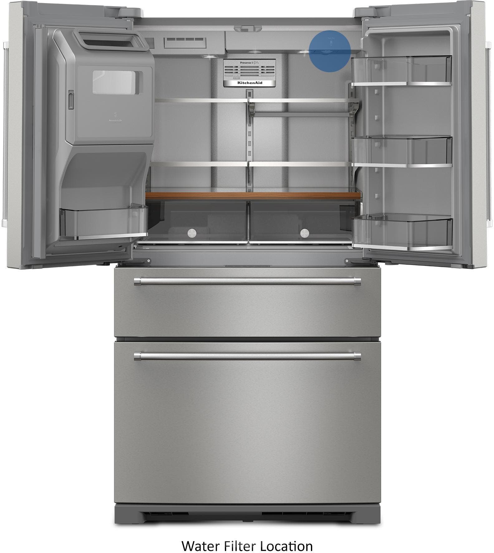 KitchenAid KRMF536RPS Stainless Steel with PrintShield Finish