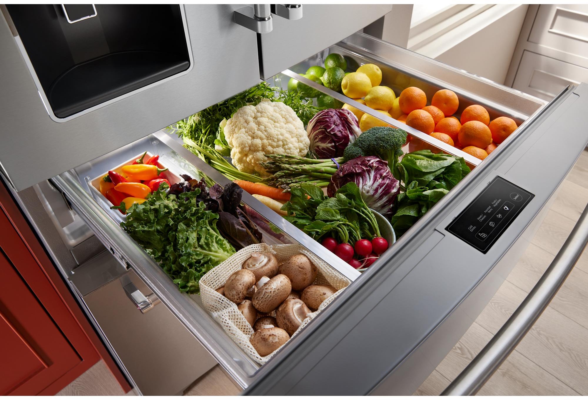 KitchenAid KRMF536RPS 36 Inch French Door Refrigerator PrintShield