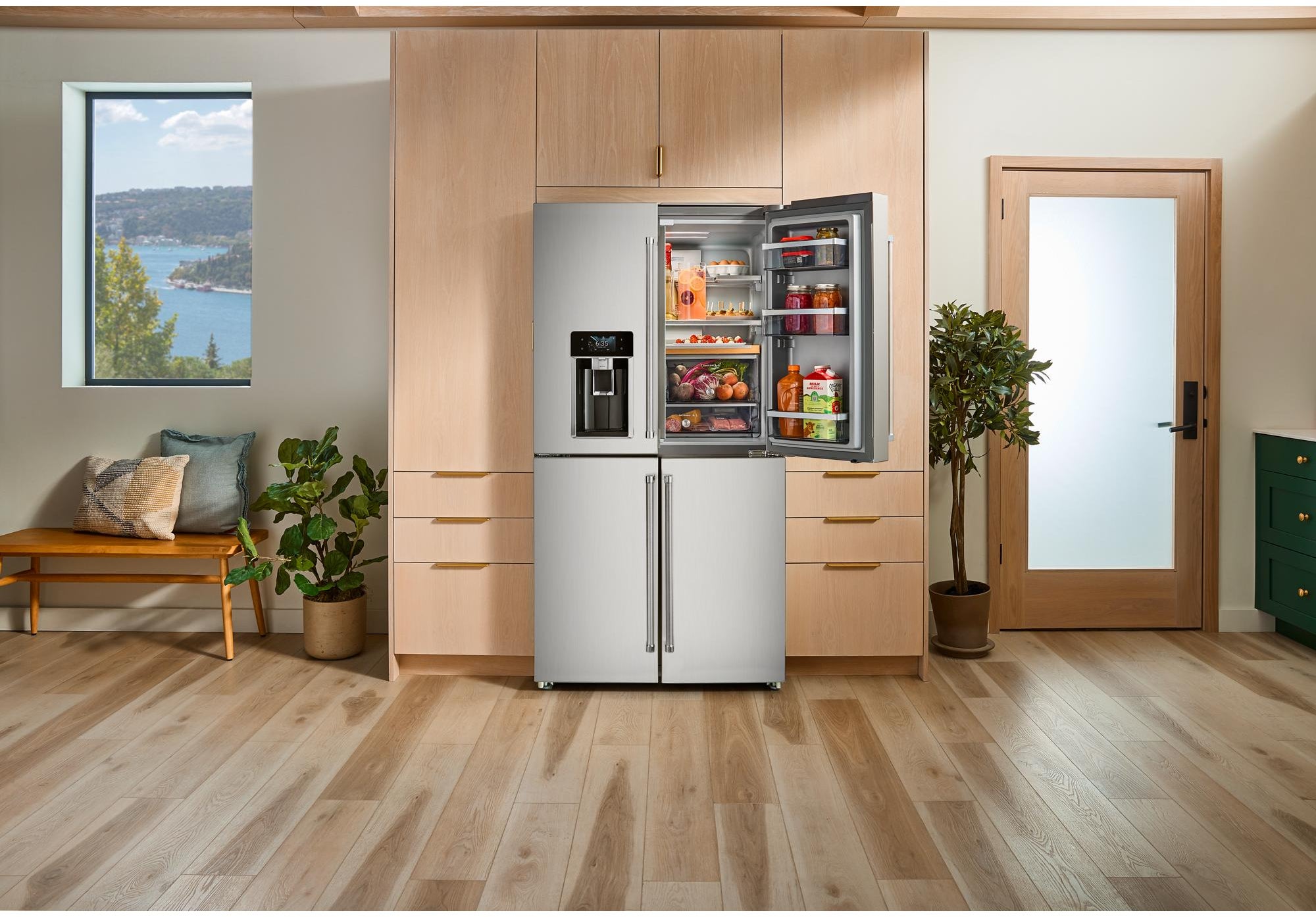 KitchenAid KRQC736RPS 36 Inch Freestanding French Door