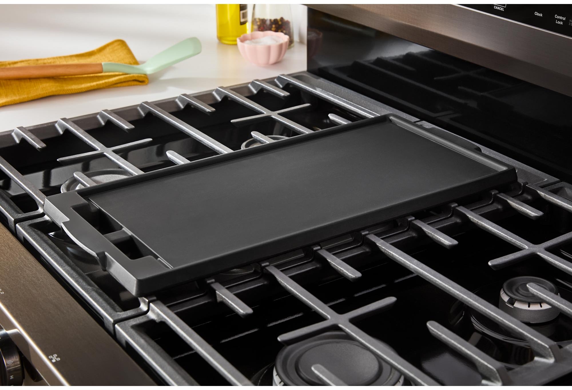 Whirlpool WFGS5030RV 30 Inch Gas Range Black Stainless Steel